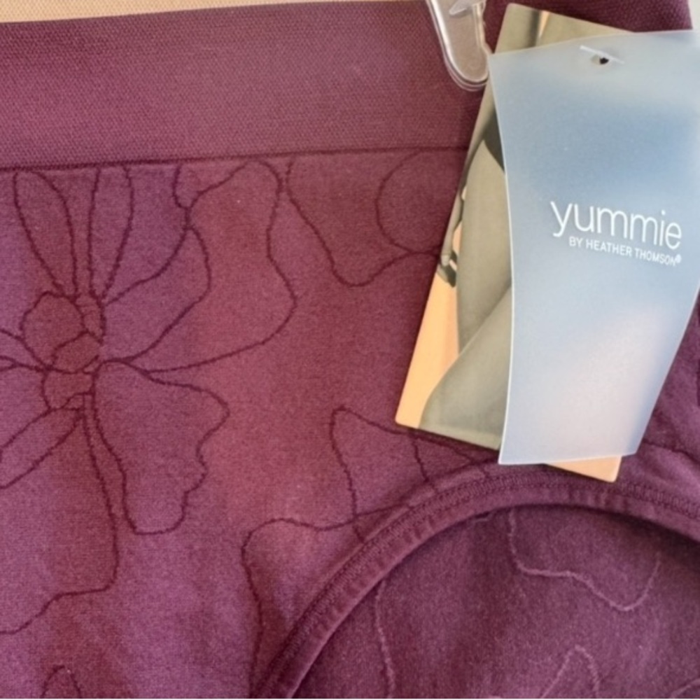 YUMMIE 5 Pack Panties Briefs Seamless Stretchy Comfy Tag Free Floral NWT XL - Picture 12 of 14